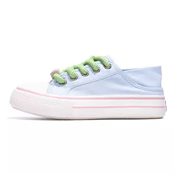 Кеды, скейтборд обувь женская низкая La Chapelle, синий