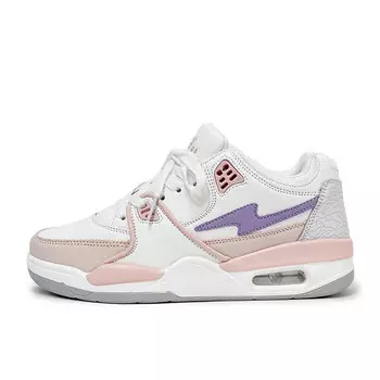 Кеды, скейтборд обувь женская низкая Lianghuo, белый/фиолетовый/розовый