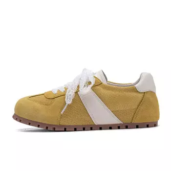 Кеды, скейтборд обувь женская низкая Lianghuo, бежевый