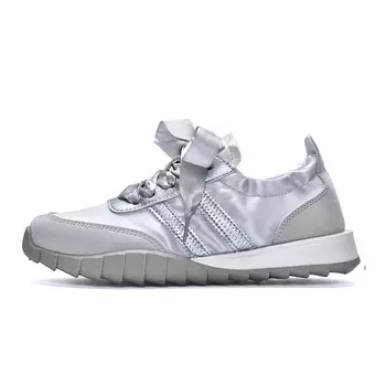 Кеды, скейтборд обувь женская низкая Lianghuo, серебряный