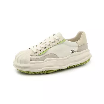 Кеды, скейтборд обувь женская низкая Lingpao, коричневый