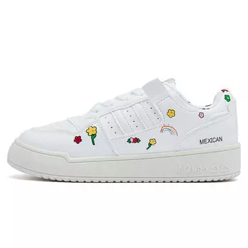 Кеды, скейтборд обувь женская низкая Mexican, белый