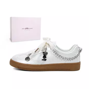 Кеды, скейтборд обувь женская низкая Mingkuang, розовый