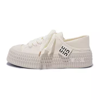 Кеды, скейтборд обувь женская низкая Miss Zhang, черный