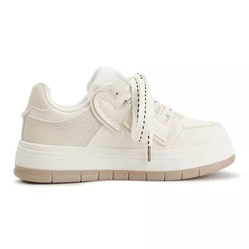 Кеды, скейтборд обувь женская низкая Mktkm, бежевый