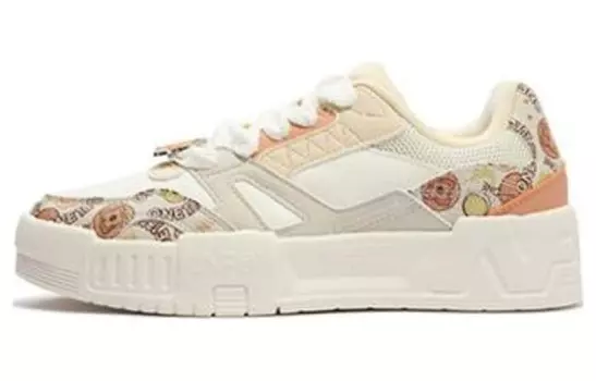 Кеды, скейтборд обувь женская низкая молочно-белый 361°