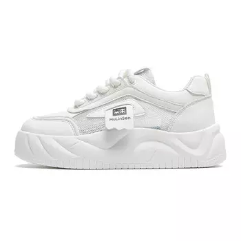 Кеды, скейтборд обувь женская низкая Mulinsen, белый