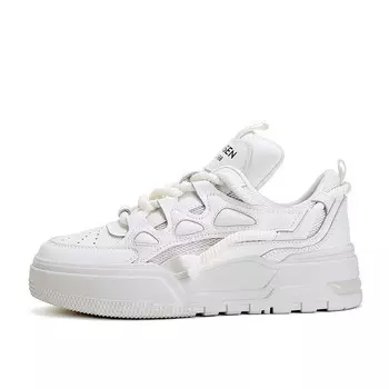 Кеды, скейтборд обувь женская низкая Mulinsen, белый