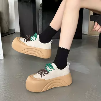 Кеды, скейтборд обувь женская низкая Mxgm, коричневый