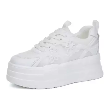 Кеды, скейтборд обувь женская низкая Nrdrofficial, белый