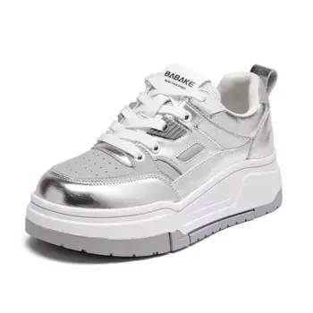 Кеды, скейтборд обувь женская низкая Nrdrofficial, белый/черный