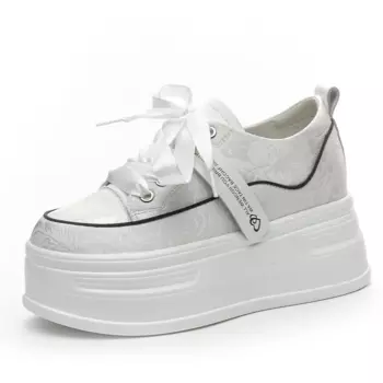 Кеды, скейтборд обувь женская низкая Nrdrofficial, белый