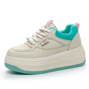 Кеды, скейтборд обувь женская низкая Nrdrofficial, бежевый