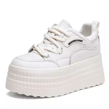 Кеды, скейтборд обувь женская низкая Nrdrofficial, бежевый/черный