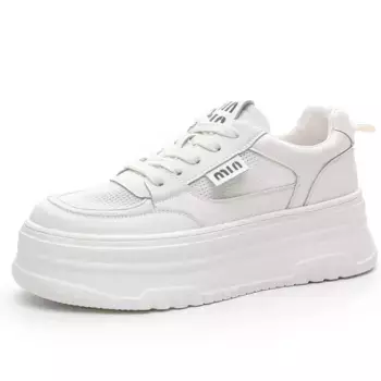 Кеды, скейтборд обувь женская низкая Nrdrofficial, цвет White mesh