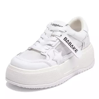 Кеды, скейтборд обувь женская низкая Nrdrofficial, цвет White Silver