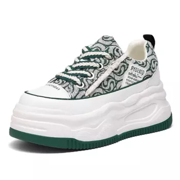 Кеды, скейтборд обувь женская низкая Nrdrofficial, зеленый