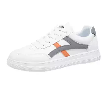 Кеды, скейтборд обувь женская низкая Nuckily, белый/зеленый