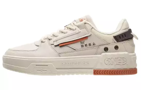 Кеды, скейтборд обувь женская низкая Oat Milk/Javanese 361°