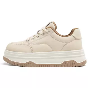 Кеды, скейтборд обувь женская низкая Oms, цвет Maillard Style