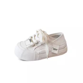 Кеды, скейтборд обувь женская низкая Pak Channy, светло-серый