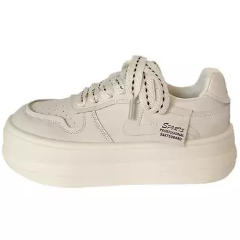 Кеды, скейтборд обувь женская низкая Park Dance, белый