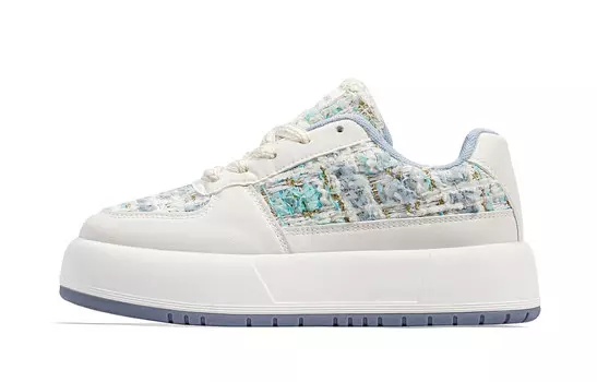 Кеды, скейтборд обувь женская низкая Paul Frank, бежевый/фиолетовый