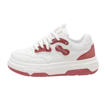 Кеды, скейтборд обувь женская низкая Paul Frank, белый/розовый