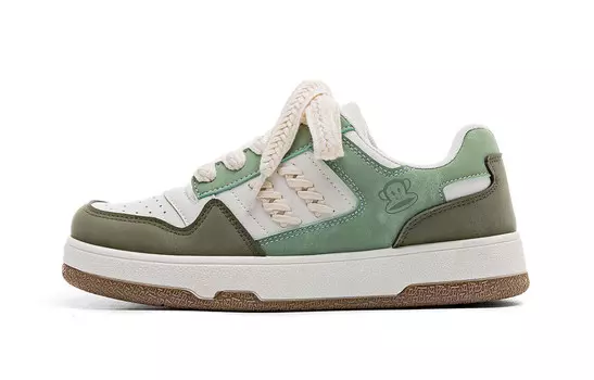 Кеды, скейтборд обувь женская низкая Paul Frank, бежевый/серый