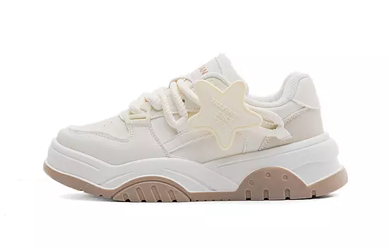 Кеды, скейтборд обувь женская низкая Paul Frank, белый/зеленый