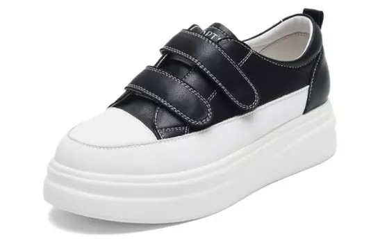 Кеды, скейтборд обувь женская низкая Pt'Son, черный