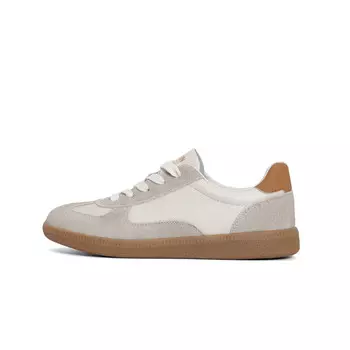 Кеды, скейтборд обувь женская низкая Pt'Son, цвет Beige / Green (velvet)