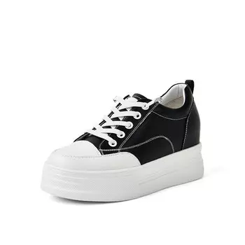 Кеды, скейтборд обувь женская низкая Pt'Son, черный