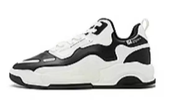 Кеды, скейтборд обувь женская низкая Qiaodan, цвет Ivory/Black