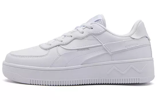 Кеды, скейтборд обувь женская низкая ярко-белый 361°