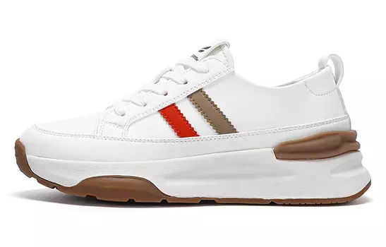 Кеды, скейтборд обувь женская низкая Red Dragonfly, бежевый/черный