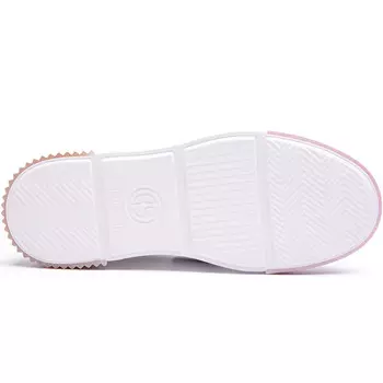 Кеды, скейтборд обувь женская низкая розовый/белый Blocco5