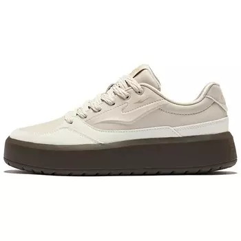 Кеды, скейтборд обувь женская низкая розовый/белый Erke