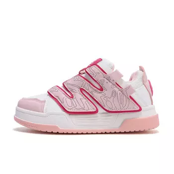 Кеды, скейтборд обувь женская низкая розовый Paul Frank, розовый