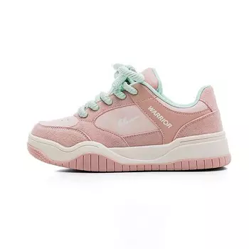 Кеды, скейтборд обувь женская низкая розовый Warrior, розовый