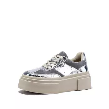 Кеды, скейтборд обувь женская низкая Selaiya, серебряный