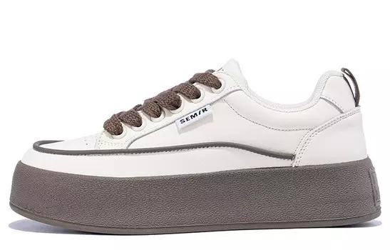 Кеды, скейтборд обувь женская низкая Semir, бежевый