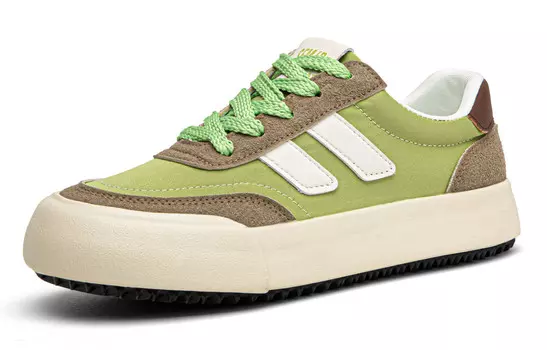 Кеды, скейтборд обувь женская низкая Semir, бежевый/черный