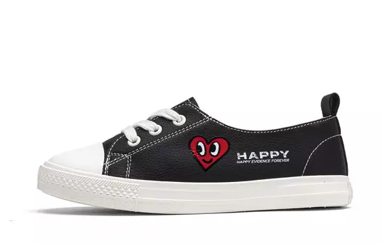 Кеды, скейтборд обувь женская низкая Semir, черный