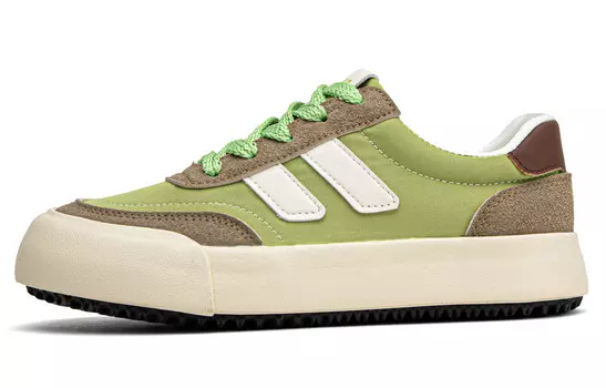 Кеды, скейтборд обувь женская низкая Semir, зеленый