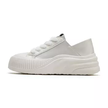 Кеды, скейтборд обувь женская низкая серебряный Hotwind, серебряный