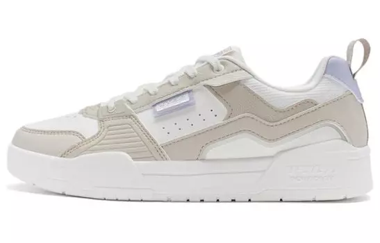 Кеды, скейтборд обувь женская низкая серо-белый Xtep