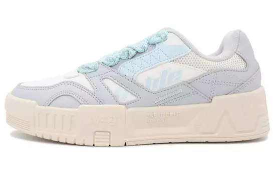 Кеды, скейтборд обувь женская низкая серо-синий 361°