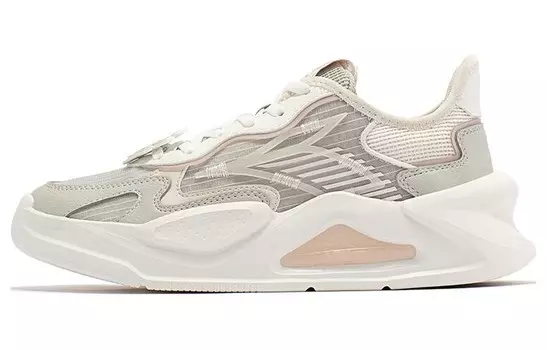 Кеды, скейтборд обувь женская низкая серый/белый 361°