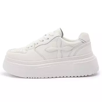 Кеды, скейтборд обувь женская низкая Shoe Cabinet Floral Language, розовый